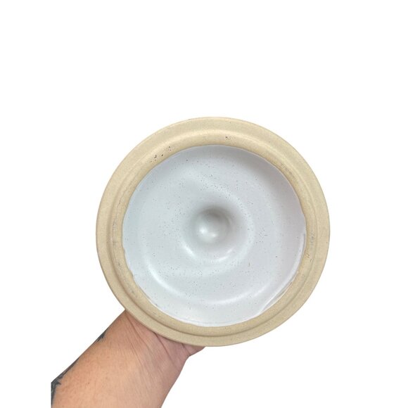 West Bend Vintage Mid Century Stoneware Casserole bean Pot With Lid SKU 9320 - Picture 6 of 16